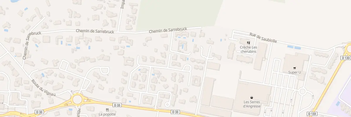 Plan du 28 Imp du Hapchot à Angresse
