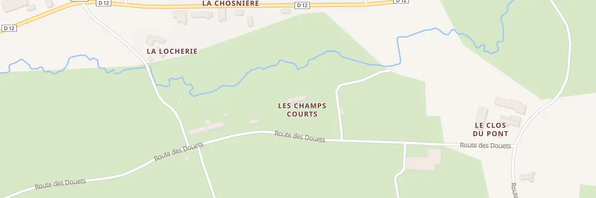 Plan du 5180 Les Champs Courts - Carnet à Saint-James