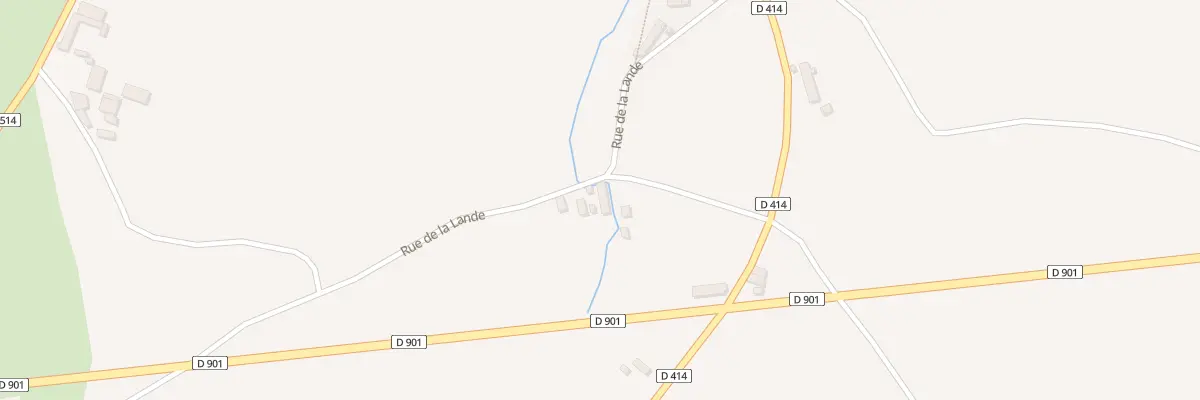 Plan du 17 Rue de la Lande à Varouville