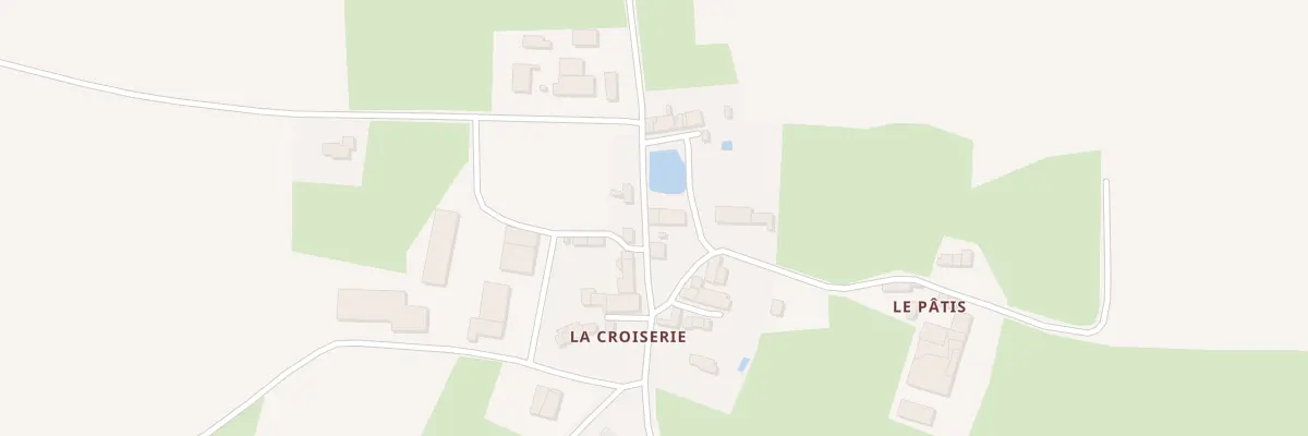 Plan du 1 La Croiserie à Rougé