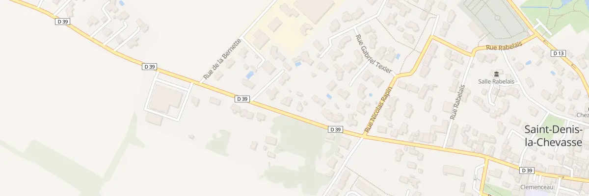 Plan du 86 Rue georges clemenceau à Saint-Denis-la-Chevasse