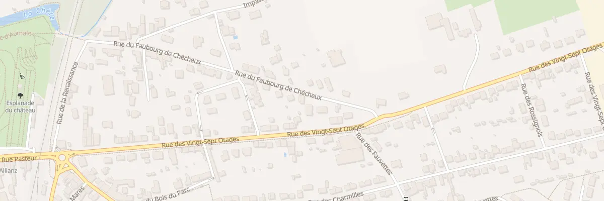 Plan du 54 Rue du Faubourg de Chécheux à Châteaubriant