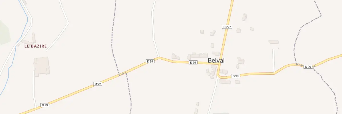 Plan du 13 Rue du Bourg à Belval
