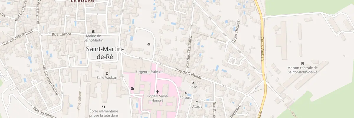 Plan du 30 Rue de l’Hopital à Saint-Martin-de-Ré
