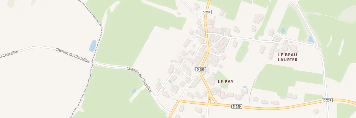 Plan du 3 Le Pay à Saint-Lumine-de-Clisson