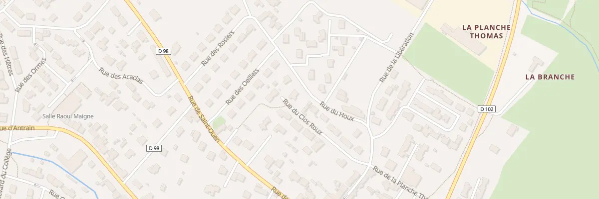 Plan du 5 Rue du Houx à Maen Roch