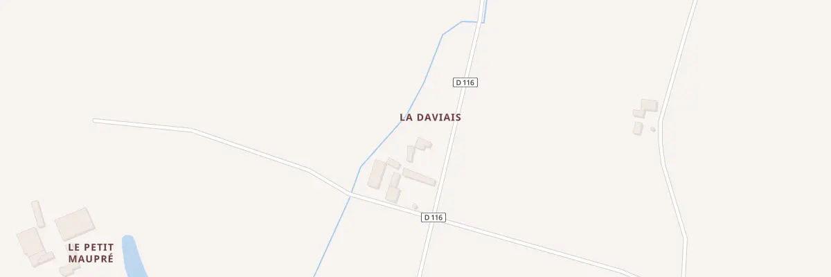 Plan du 5007 La Daviais à Marcillé-Robert