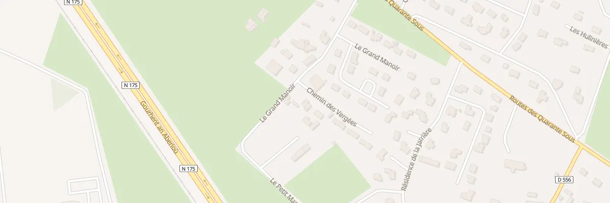 Plan du 1 Che des Vergees au Val-Saint-Père