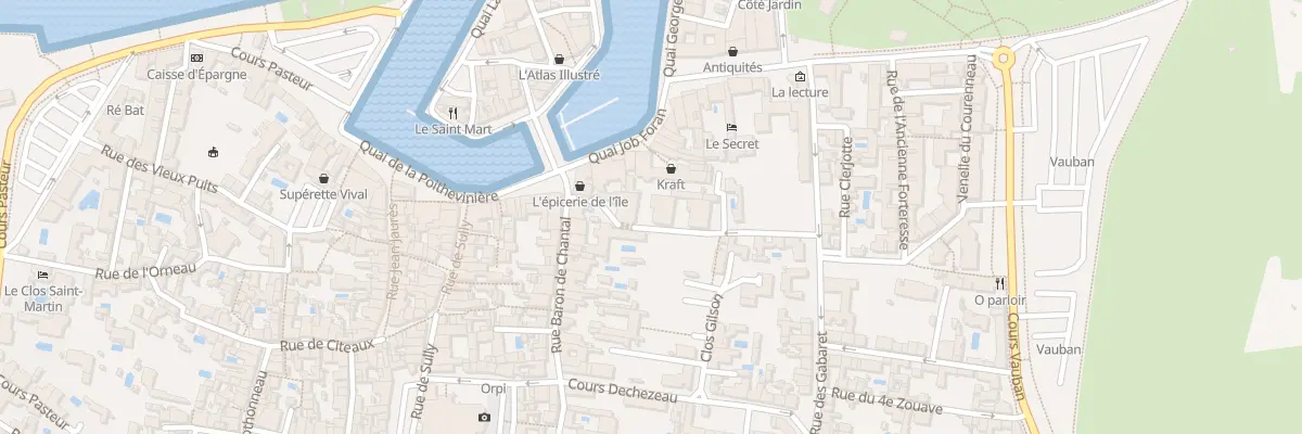 Plan du 5 Rue Baron de Chantal à Saint-Martin-de-Ré