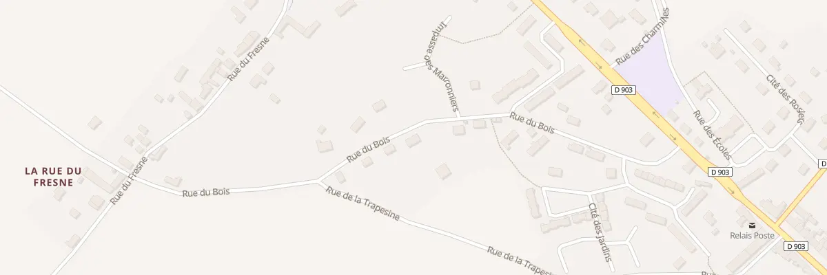 Plan du 21 Rue du Bois à Baupte
