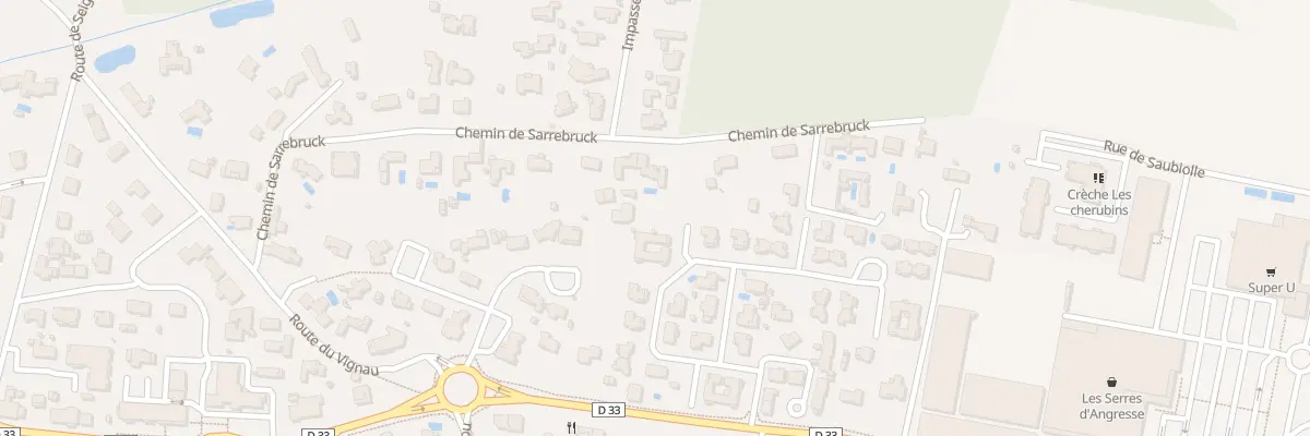 Plan du 209 Rue de la Marquèze à Angresse