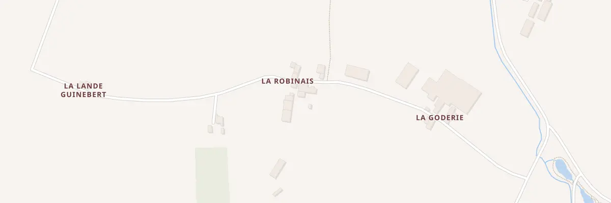 Plan du 5192 La Robinais à Dourdain