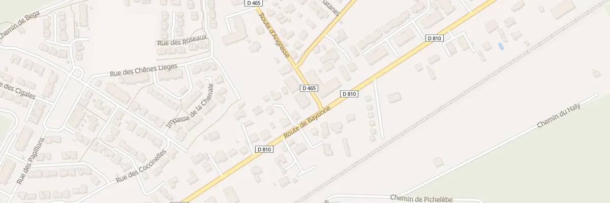 Plan du 45 Rte d’Angresse à Bénesse-Maremne