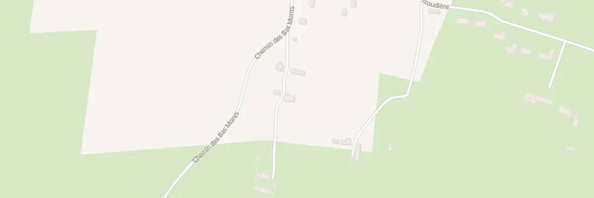 Plan du 5 Che des Bas Monts à Subligny