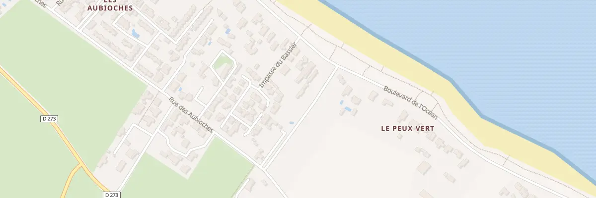 Plan du 100T Bd de l’Océan à Saint-Denis-d’Oléron