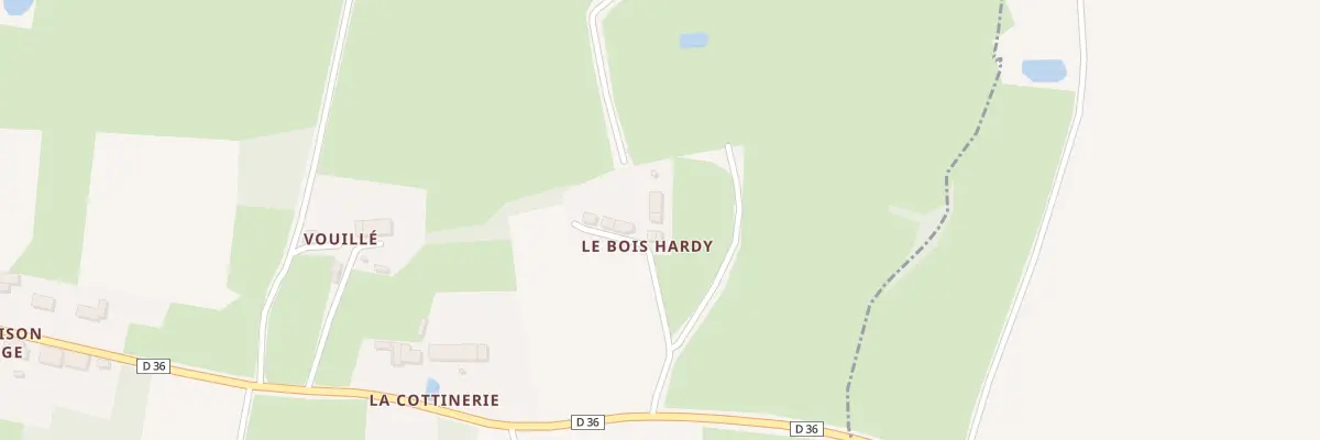 Plan du 5317 Le Bois Hardy à Rougé