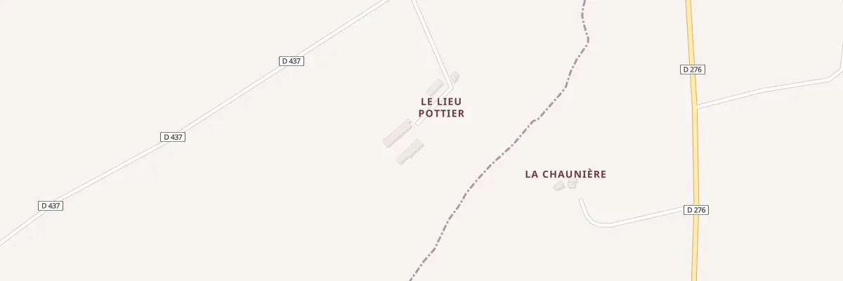 Plan du 4 Le Lieu Pottier à Courcy