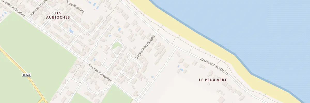 Plan du 96 Bd de l’Océan à Saint-Denis-d’Oléron