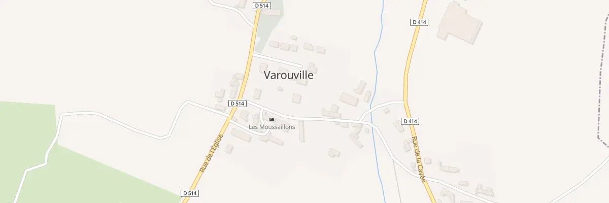 Plan du 1 Rue de la Boulaye à Varouville