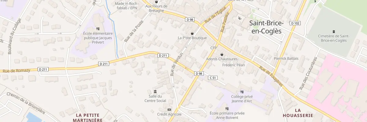 Plan du 19 Rue de Verdun à Maen Roch
