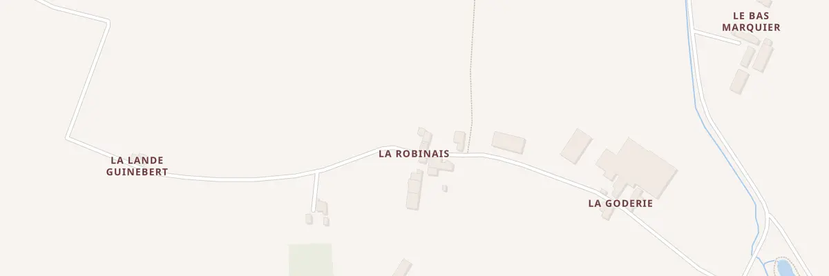 Plan du 5190 La Robinais à Dourdain
