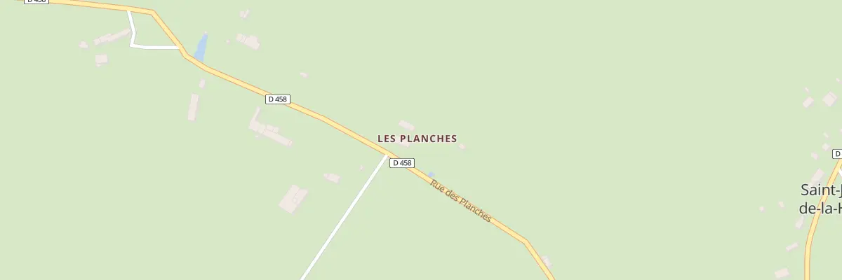 Plan du 2 Les Planches à Saint-Jean-de-la-Haize