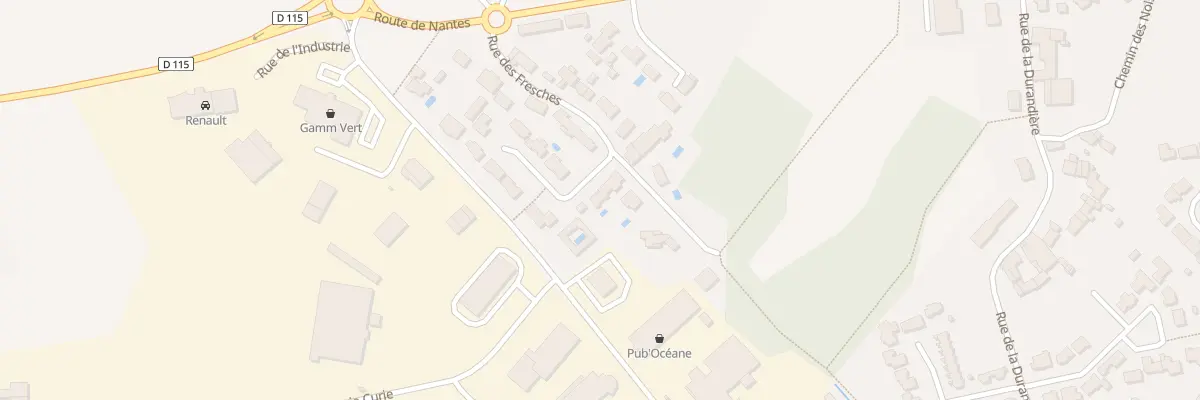 Plan du 28 Rue des basses landes au Loroux-Bottereau
