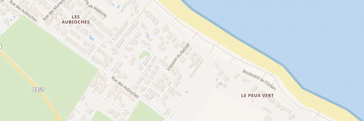 Plan du 9132 Bd de l’Océan à Saint-Denis-d’Oléron