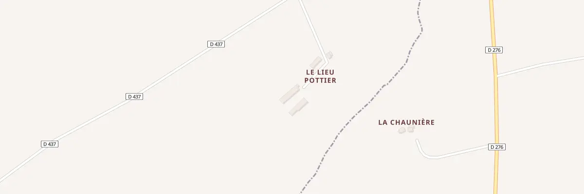 Plan du 2 Le Lieu Pottier à Courcy