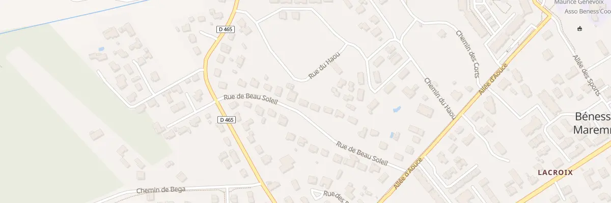 Plan du 206 Rue du Beau-soleil à Bénesse-Maremne