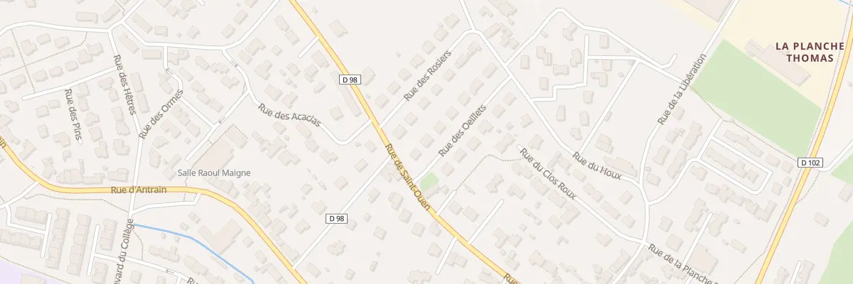 Plan du 3 Rue des Oeillets à Maen Roch