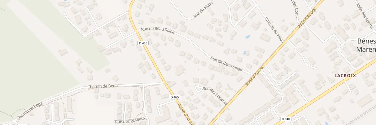 Plan du 179 Rue du Beau-soleil à Bénesse-Maremne