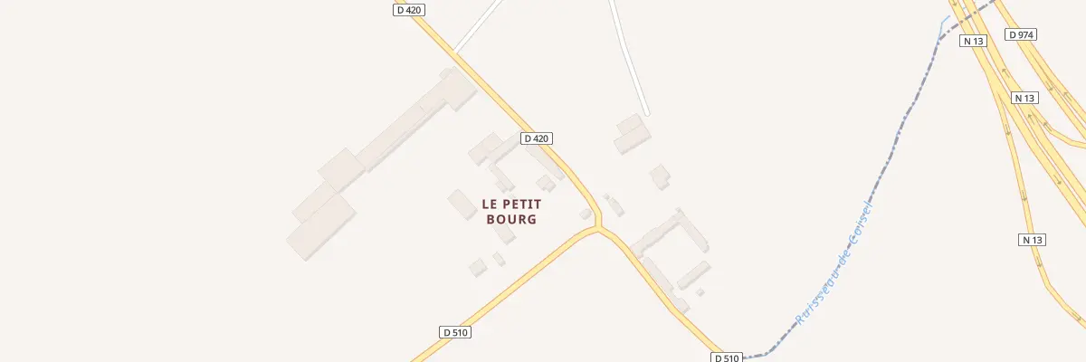 Plan du 2 Le Petit Bourg à Écausseville