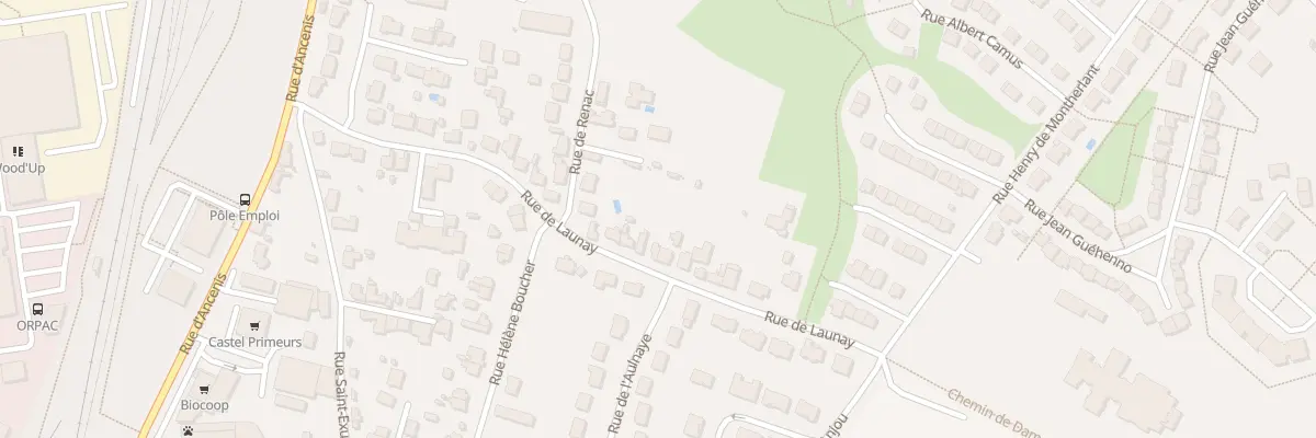 Plan du 25 Rue de Launay à Châteaubriant