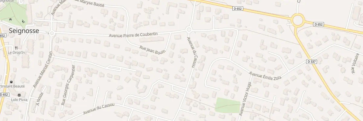 Plan du 4B Av du Cassou à Seignosse