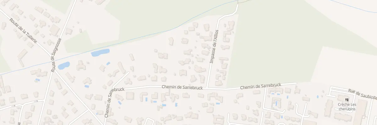 Plan du 269 Che de Sarrebruck à Angresse