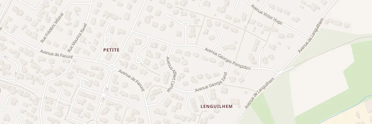 Plan du 5 Av Albert Camus à Seignosse