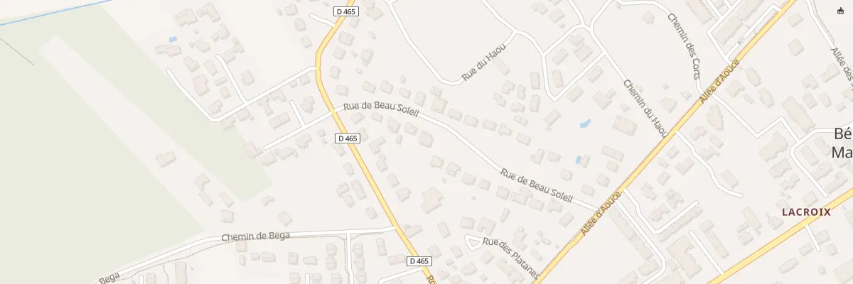 Plan du 225 Rue du Beau-soleil à Bénesse-Maremne
