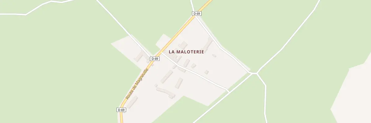 Plan du 28 Rte de Magneville à Fresville