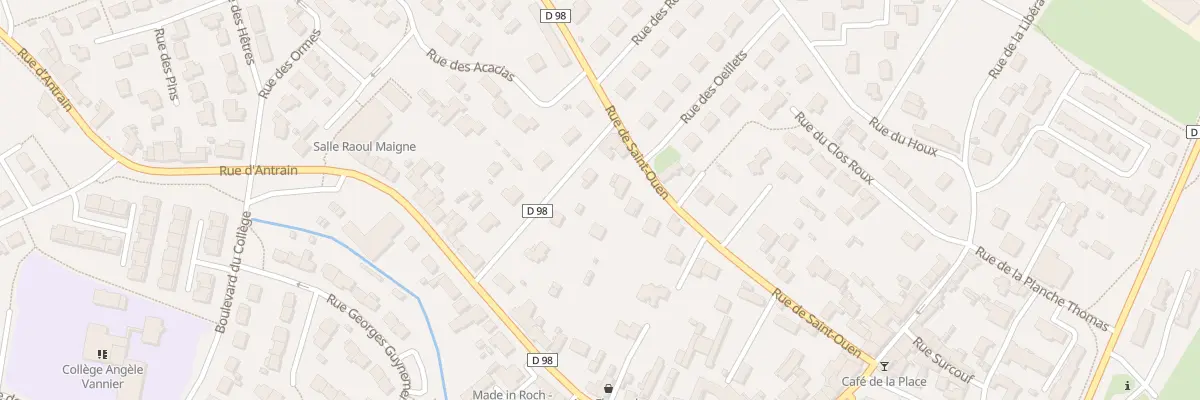 Plan du 23 Rue de St Ouen à Maen Roch