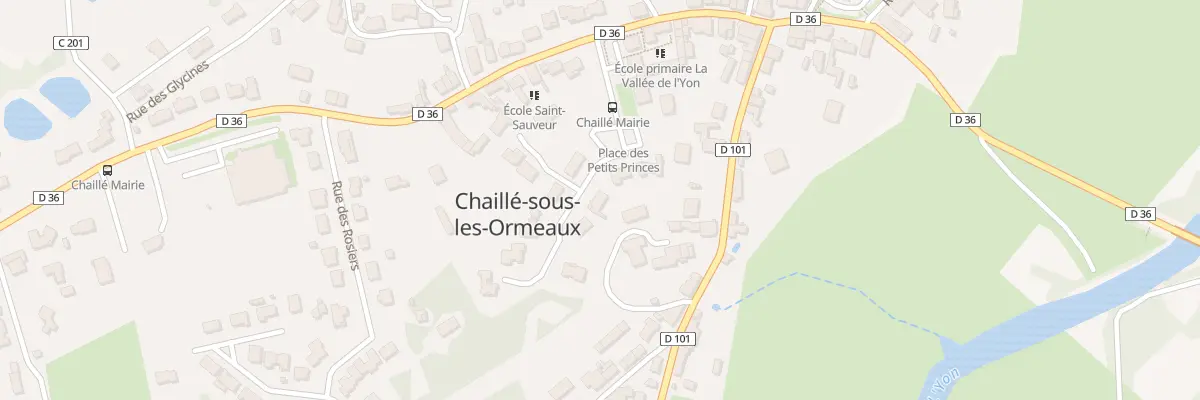 Plan du 5 Rue des aliziers à Rives de l’Yon
