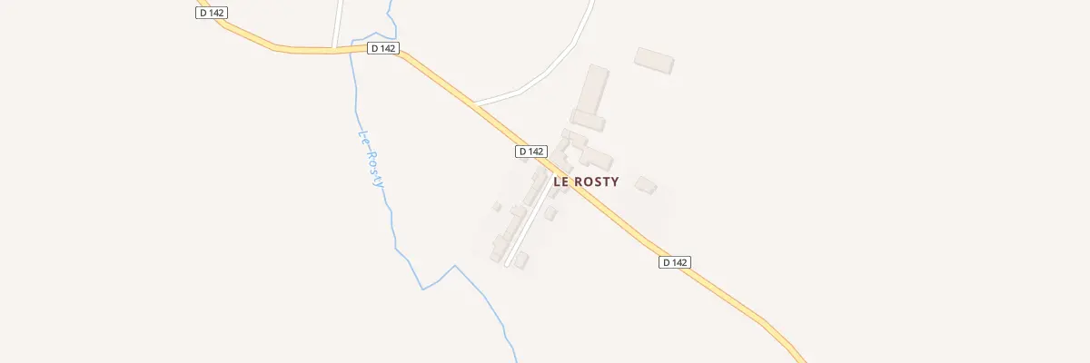 Plan du 3 Le Rosty à Saint-Martin-d’Aubigny