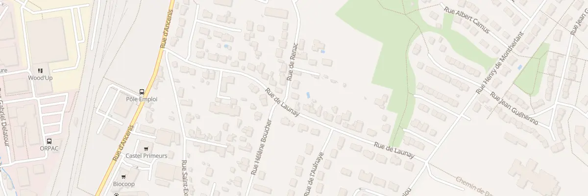 Plan du 19 Rue de Launay à Châteaubriant
