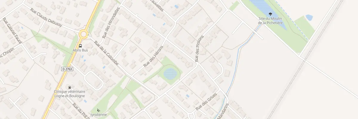 Plan du 24 Rue des aigrettes à L’Herbergement