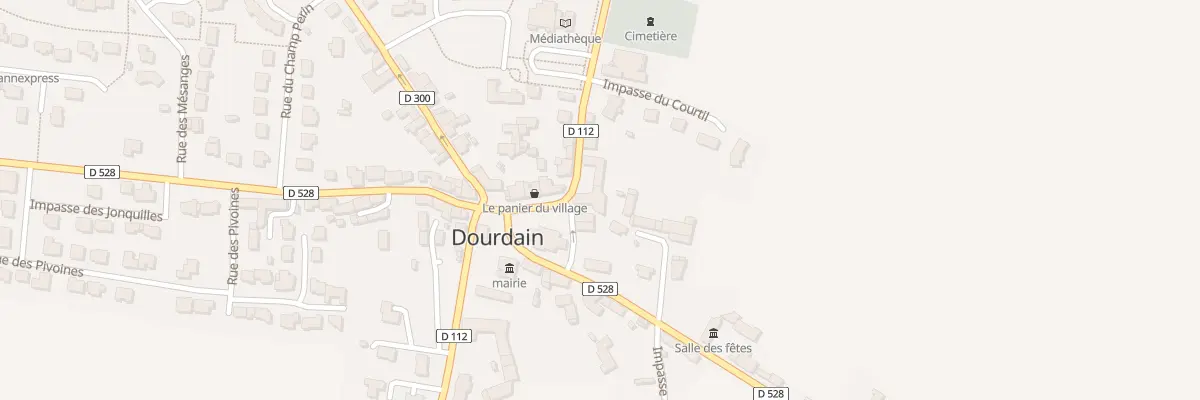 Plan du 4 Rue Saint Guillaume à Dourdain
