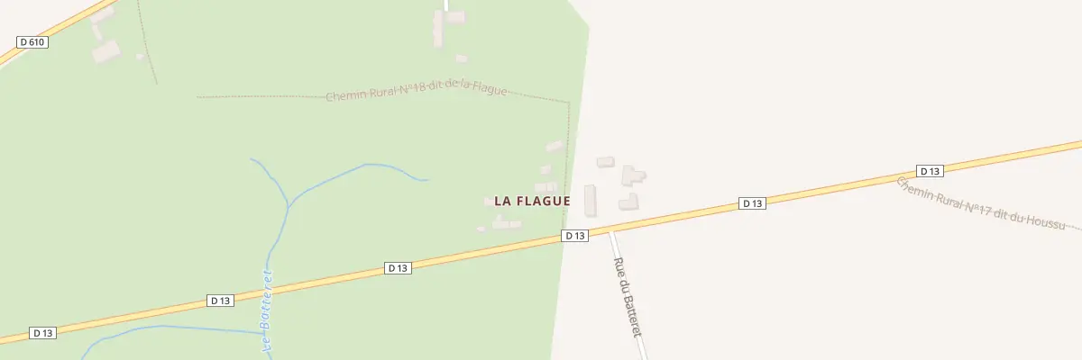Plan du 13 Rue du Pont Flambart à Lengronne