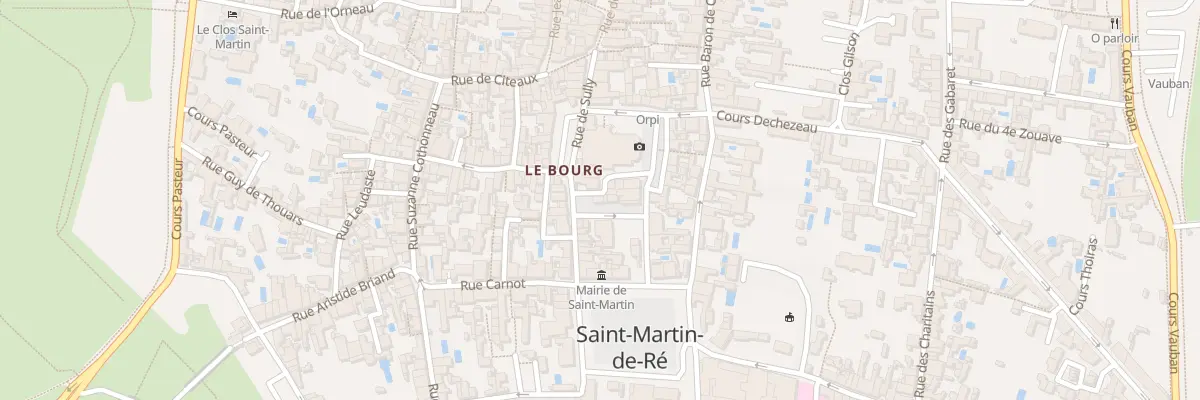 Plan du 8 Crs Gambetta à Saint-Martin-de-Ré