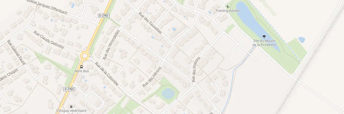 Plan du 10 Rue des hérons à L’Herbergement