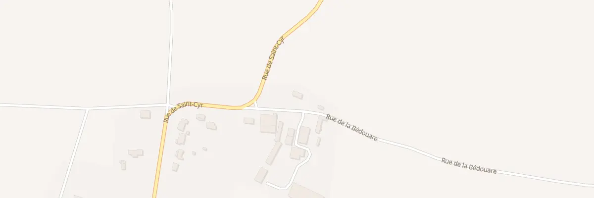 Plan du 1 Rue de la bédouare à La Jonchère