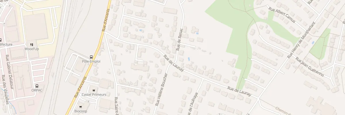 Plan du 17 Rue de Launay à Châteaubriant